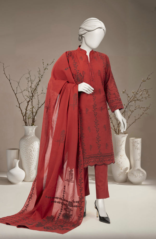 JACQUARD 3PC UNSTITCHED