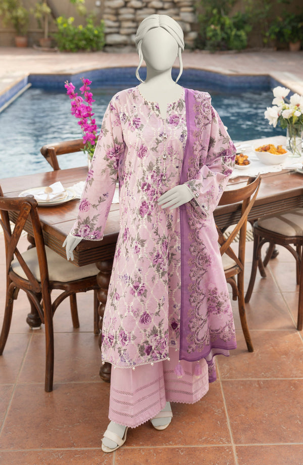 FESTIVE'25 EMBROIDERED LAWN 3PCS UNSTITCHED