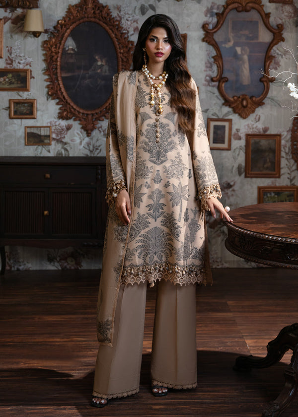 Brown-Jacquard-3 Pc (WUS25JD3058)