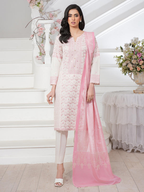 3 Piece Lawn Suit-Embroidered (Unstitched)