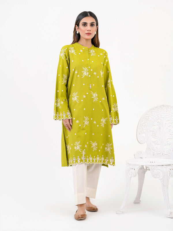 Karandi Shirt-Embroidered (Pret)