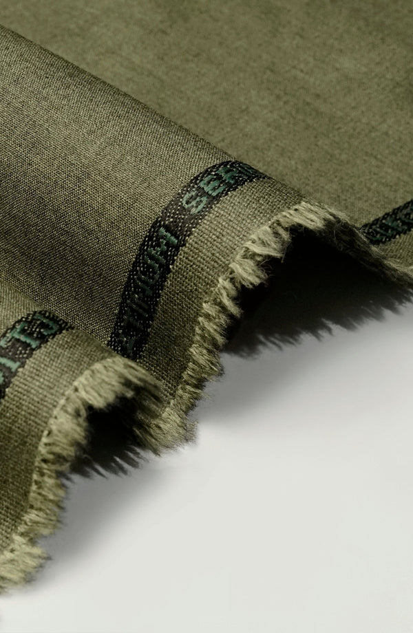 OLIVE-GREEN BLENDED UNSTITCHED