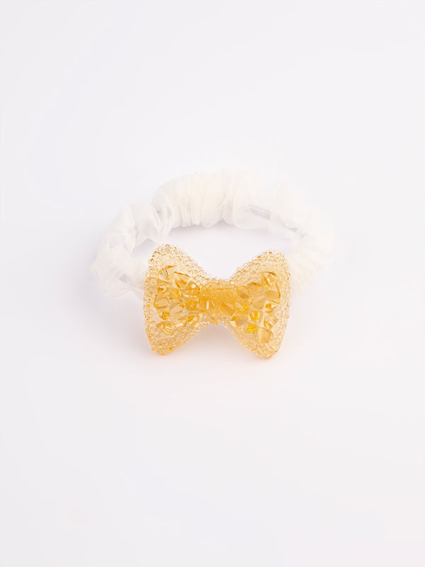 Embellished Bow Hair Tie