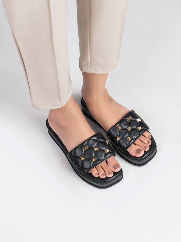Quilted Stud Sliders
