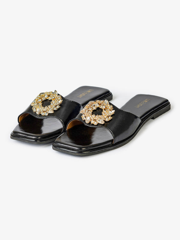 Stone Studded Flats