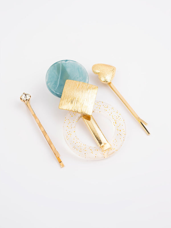 Geometric Hair Clips