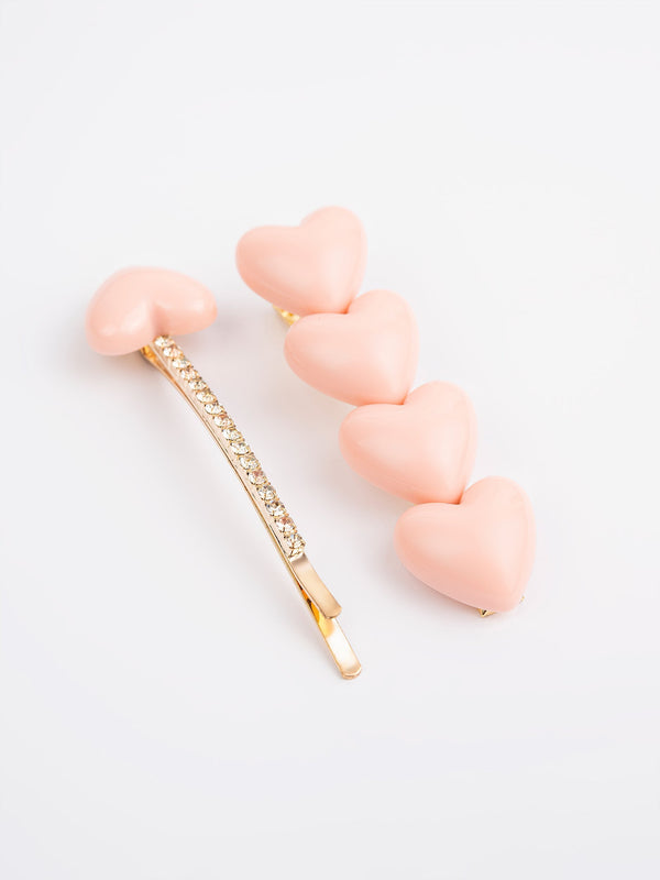 Heart Hair Clips