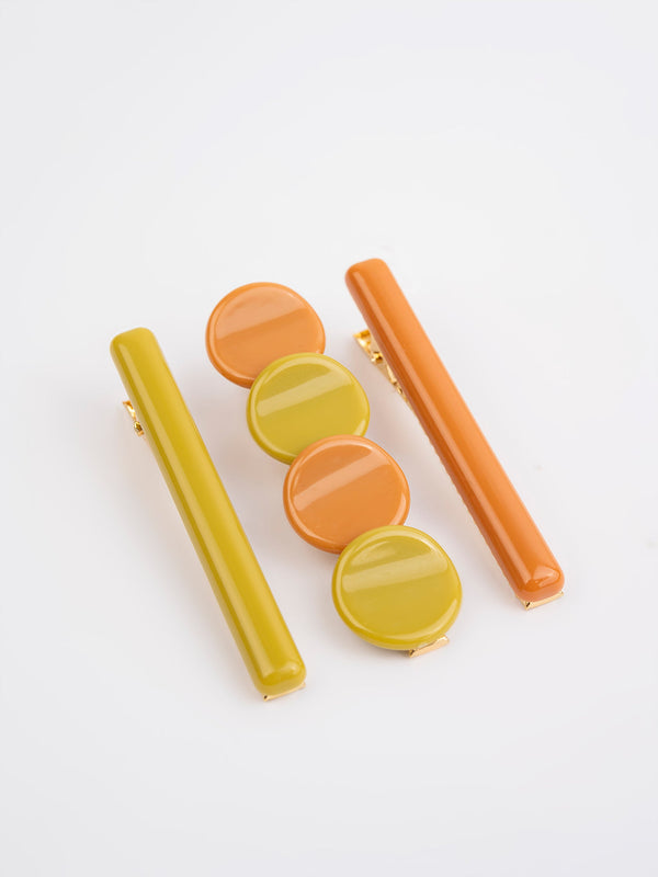 Geometric Hair Clips