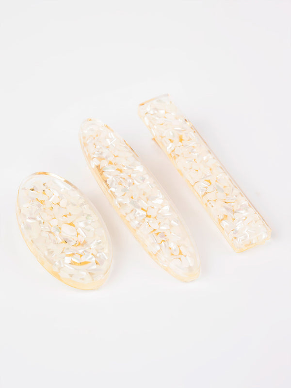 Resin Art Hair Clips