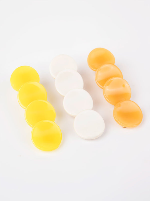 Circular Patterned Hair Clips