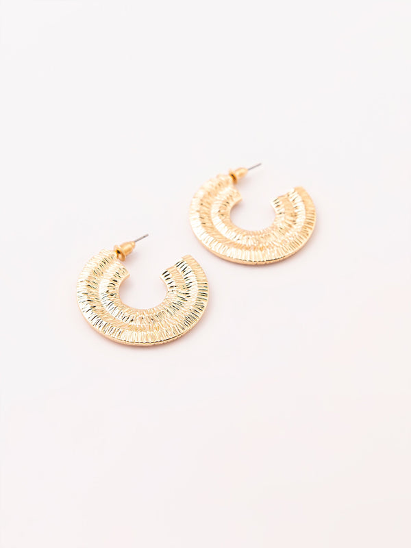 Antique C-Hoop Earrings