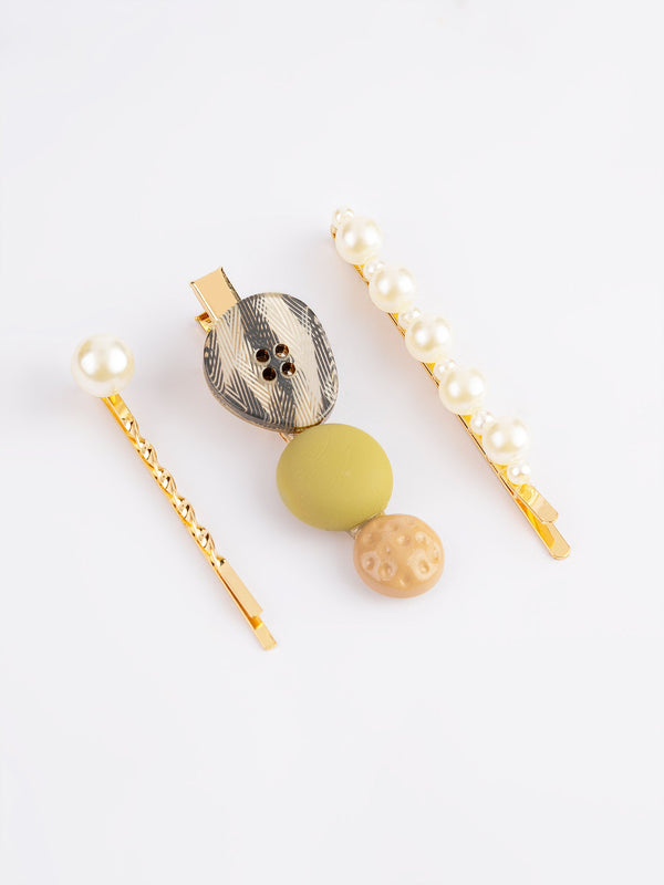 Embellished Hair Clip Set