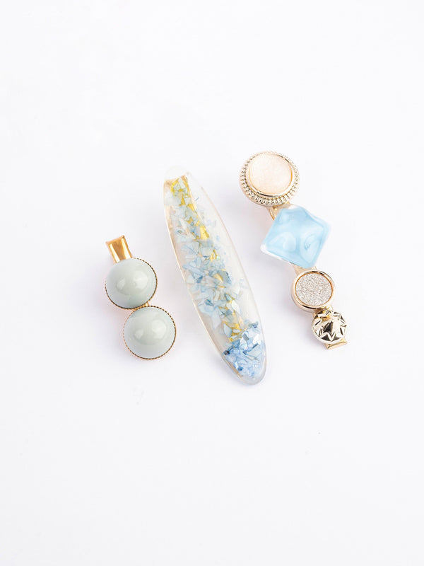 Embellished Hair Clip Set