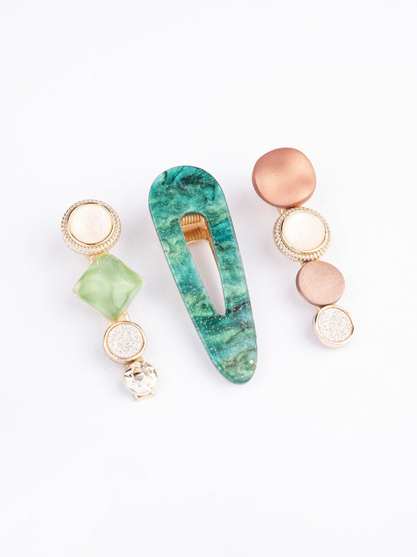 Embellished Hair Clip Set