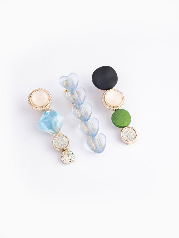 Embellished Hair Clip Set