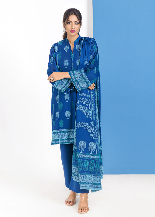 Blue-Jacquard-3 Piece (WPS25JD3046)
