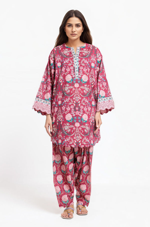 Maroon-Cross Hatch-2 Piece (WPSTPBW25B11D10)