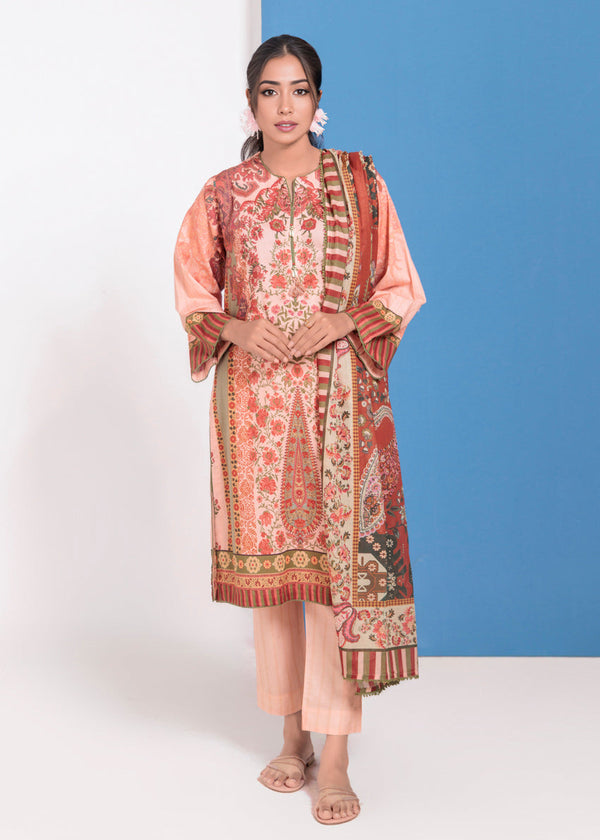 P-Pink-Lawn-3 Piece (WPS25P3070)