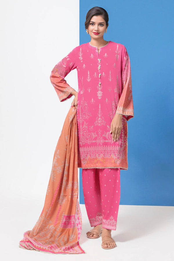 Pink-Lawn-3 Piece (WPS25P3040)