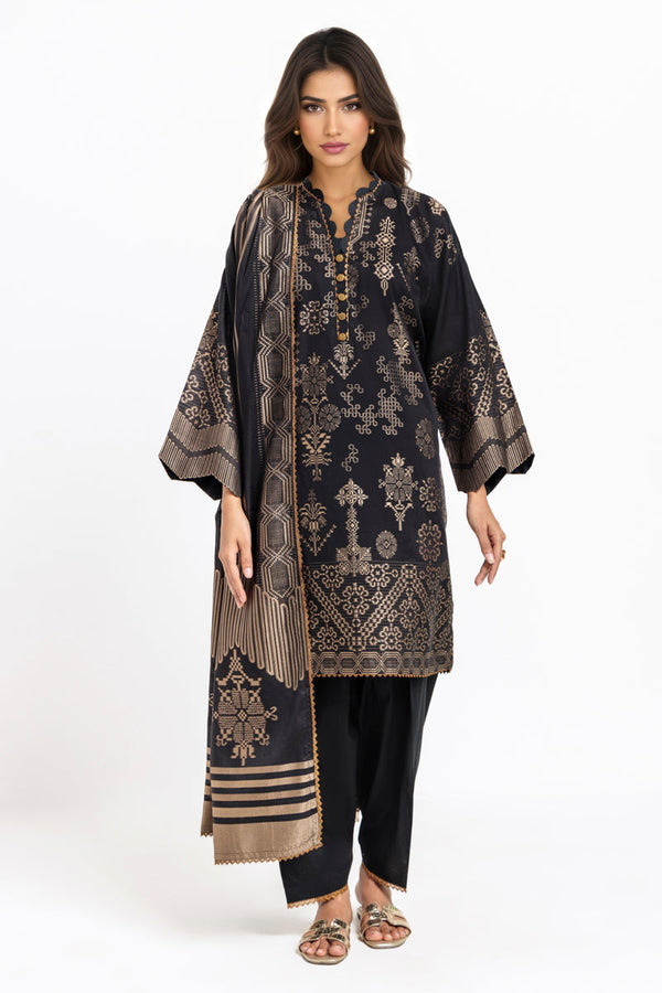Black-Jacquard-3 Piece (WPS25JD3056)
