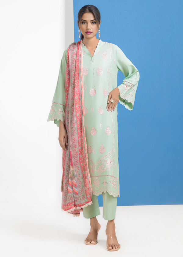 Mt-Green-Cambric-3 Piece (WPS25SE3088)