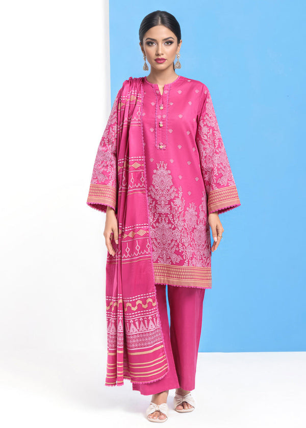 Pink-Jacquard-3 Piece (WPS25JD3064)