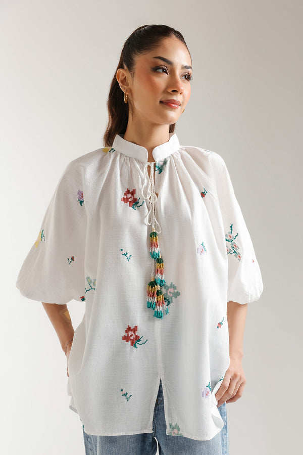 EMBROIDERED TOP (E0508/101/002)