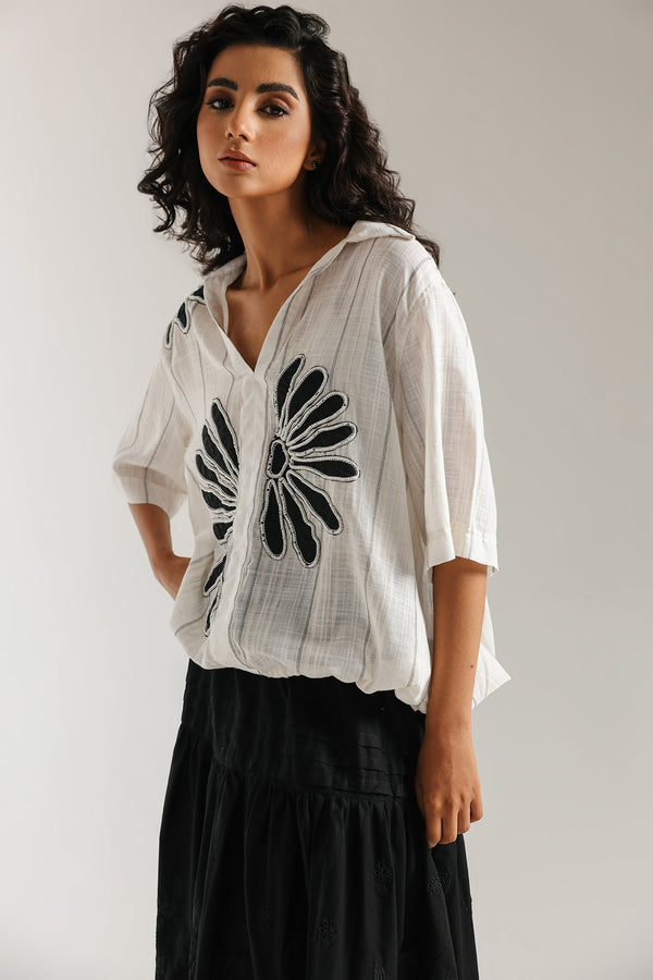 EMBROIDERED TOP (E0513/101/002)