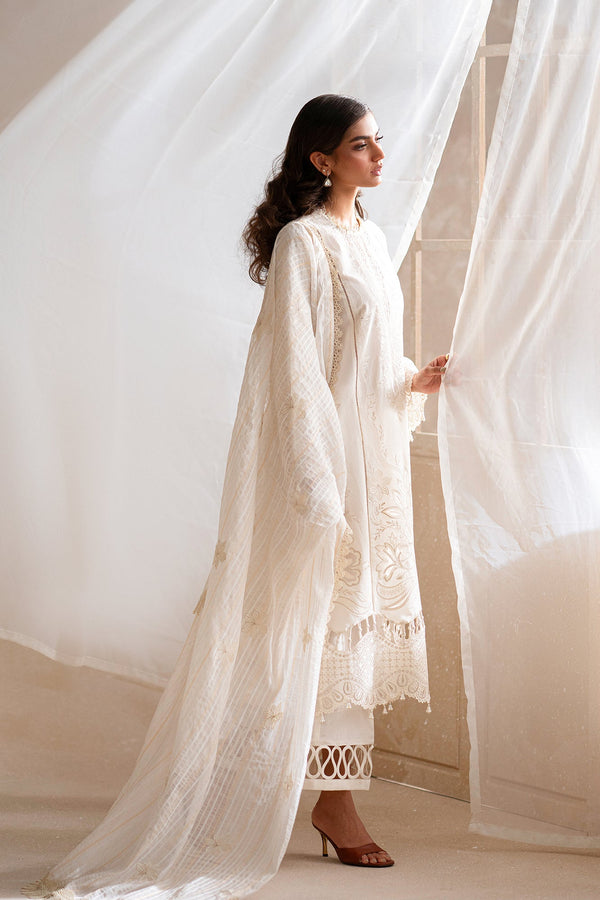 EMBROIDERED LAWN SUIT (E0544/203/005)