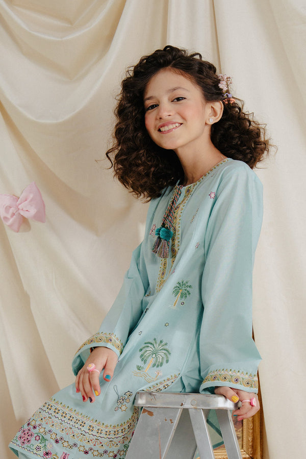 EMBROIDERED SUIT (E1046/402/721 E1046/302/721)