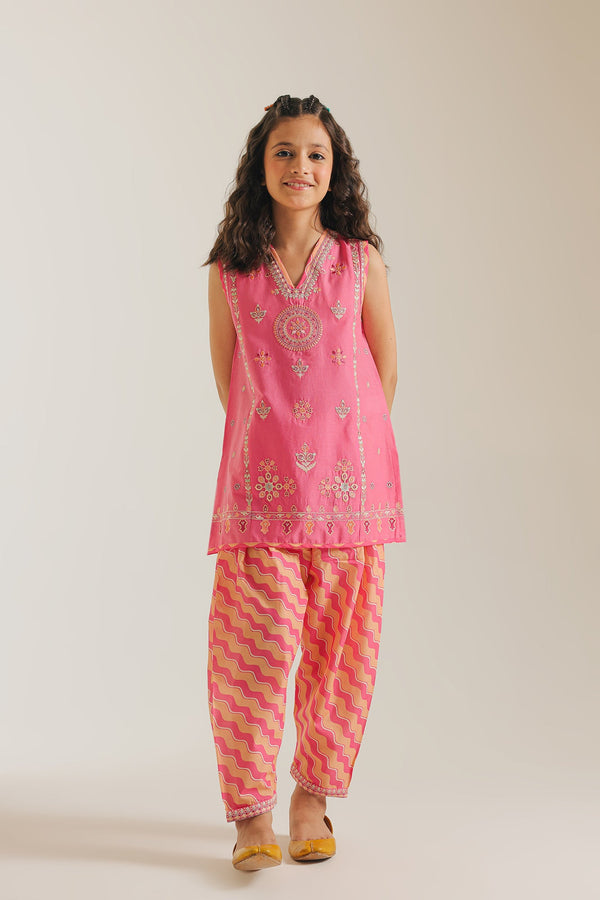 EMBROIDERED SUIT (E1048/402/423 E1048/302/423)