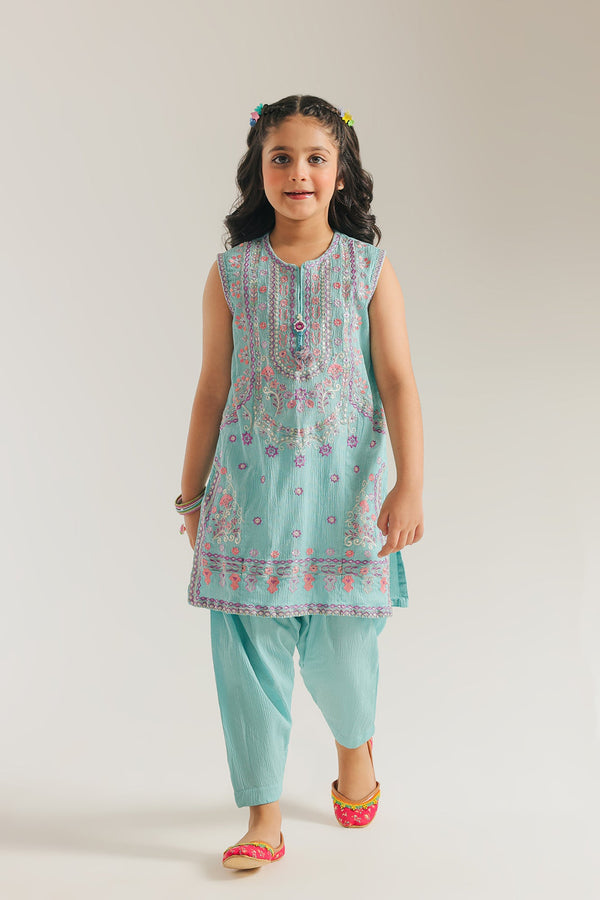 EMBROIDERED SUIT (E1071/402/616 E1071/302/616)