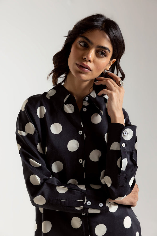 PRINTED BUTTON DOWN SHIRT (E2344/108/902)