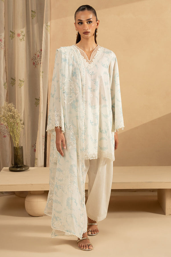 VANILLA ICE- 3PC EMBROIDERED LAWN SUIT