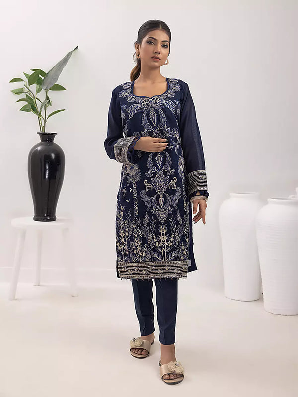 2PC Stitched Luxury Pret