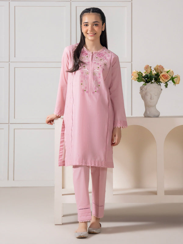 2 Piece Lawn Suit-Embroidered
