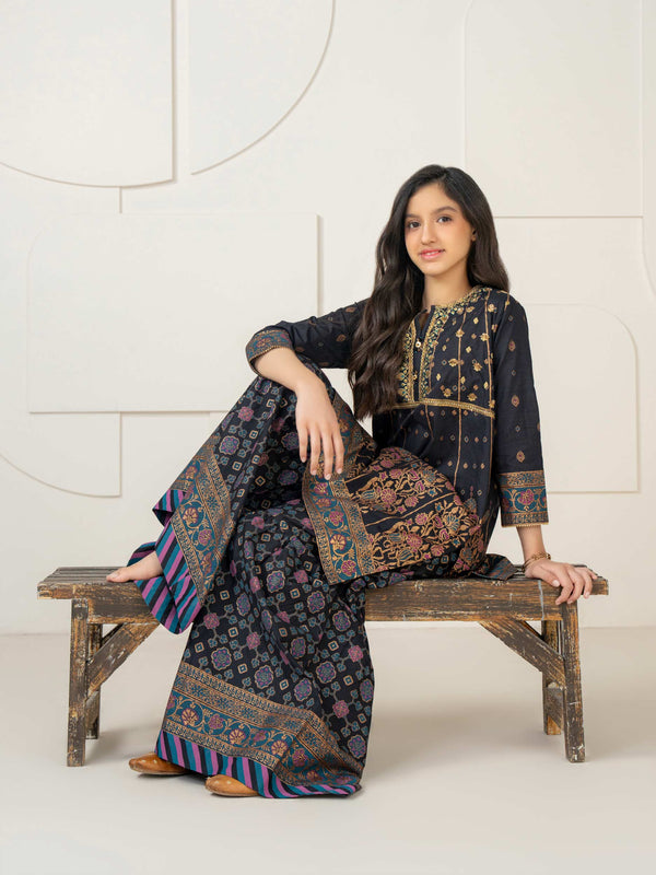 2 Piece Lawn Suit-Embroidered