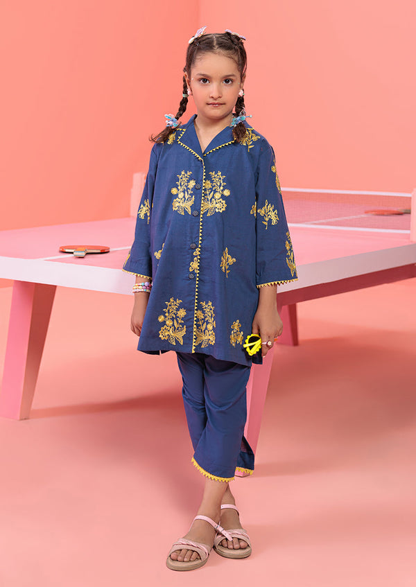 Blue-Cambric-2 Piece (G25DE2001)