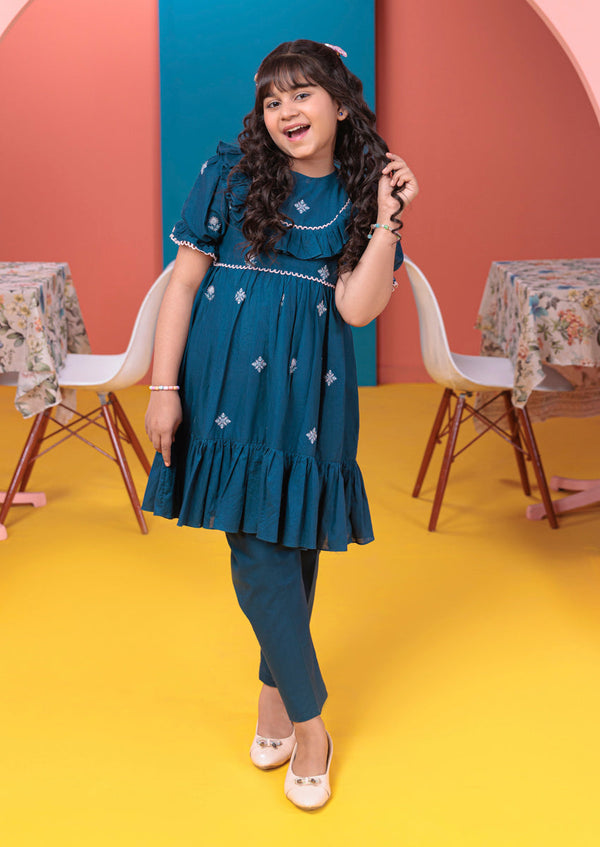 T-Blue-Cambric-2 Piece (G25DE2016)