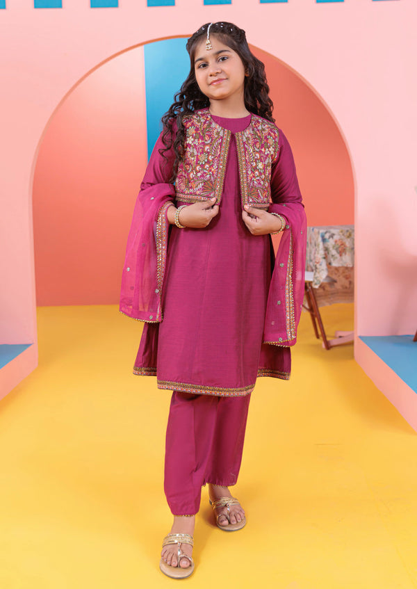 M-Pink-Silk-3 Piece (G25FE3011)