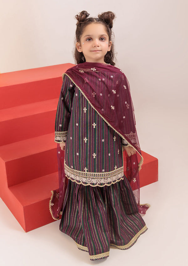 Burgundy-Maisuri-3 Piece (G25FE3023)