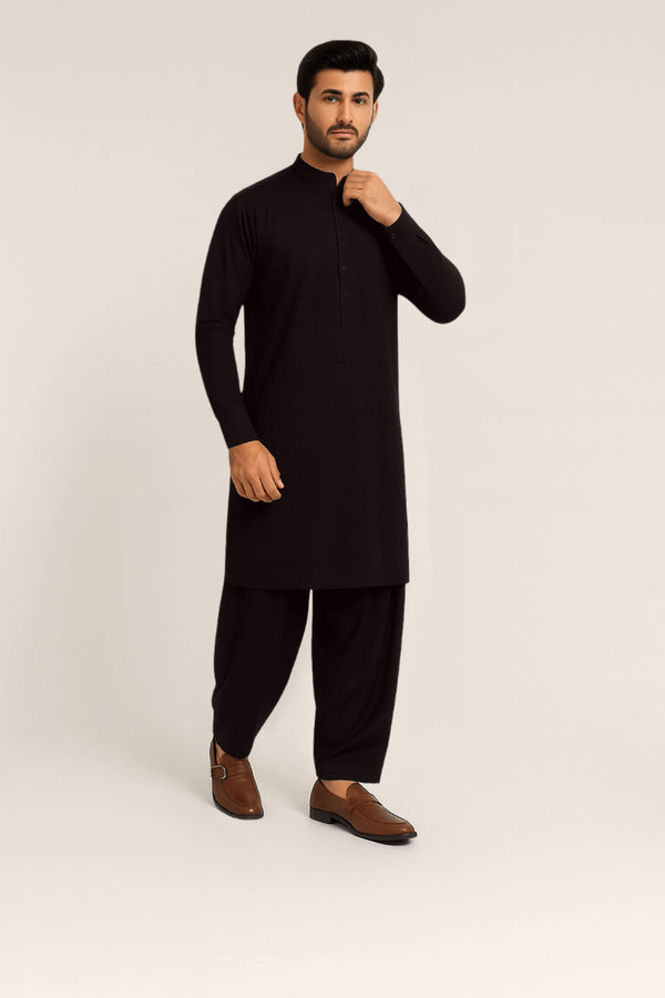 Unstitched Cotton Kurta Shalwar