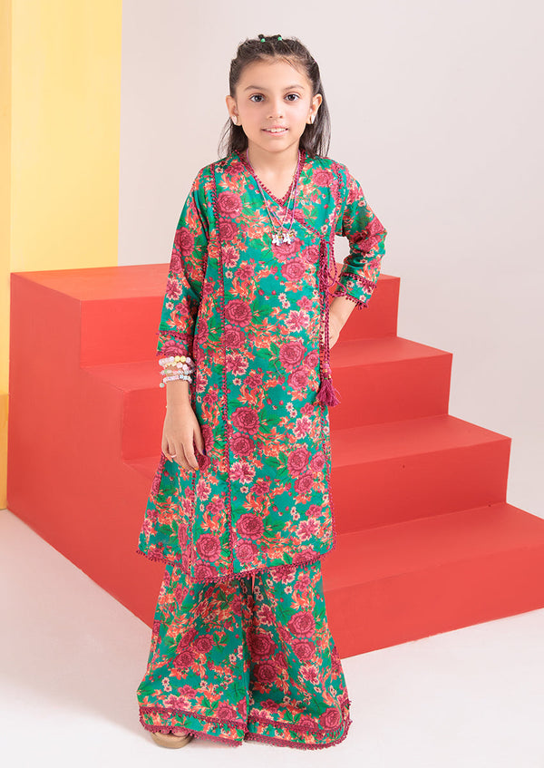 F-Green-Cambric-2 Piece (GPS25P2022)