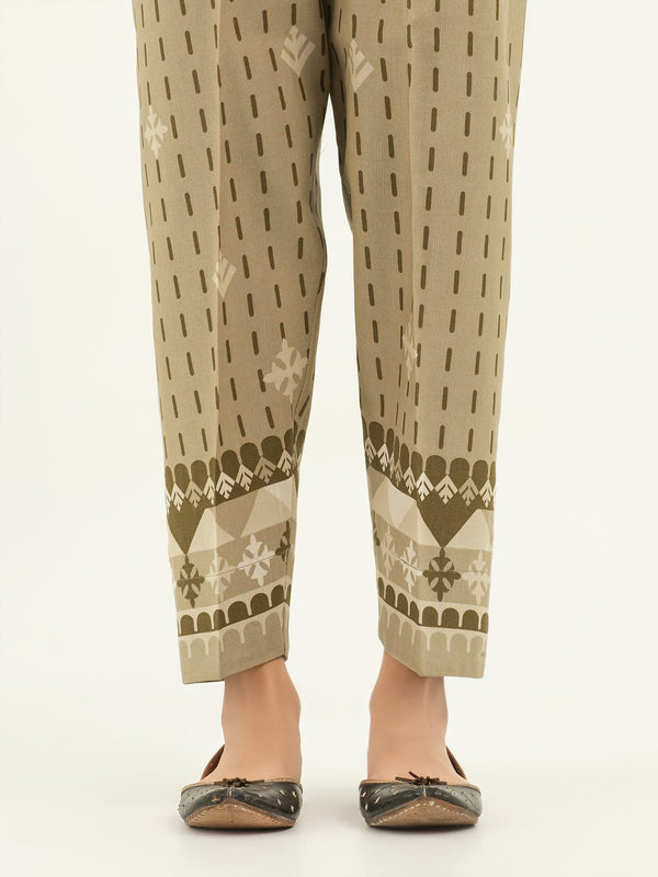 Printed Khaddar Trousers(Pret)