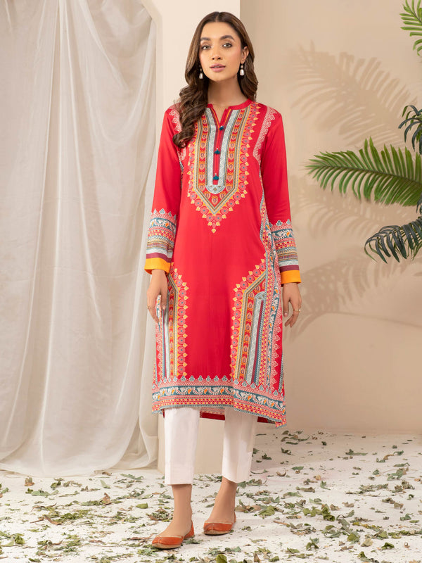 Linen Shirt -Printed (Unstitched)