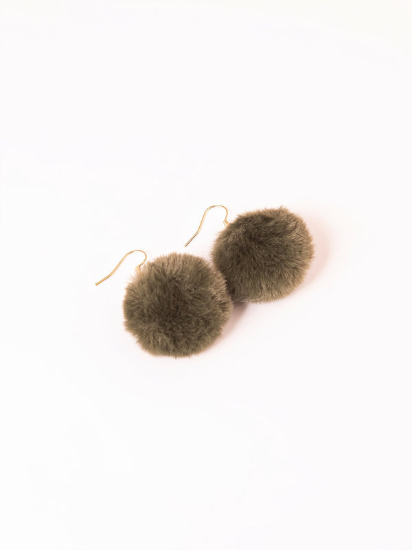 Pompom Earrings