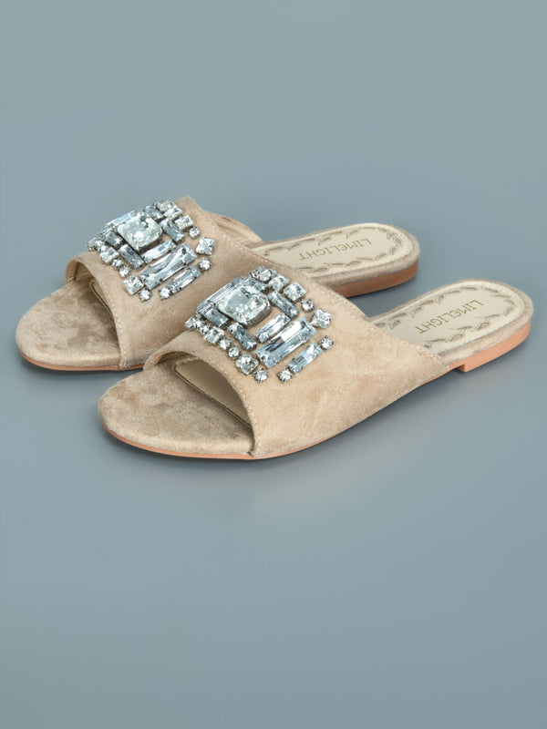 Stone Studded Flats
