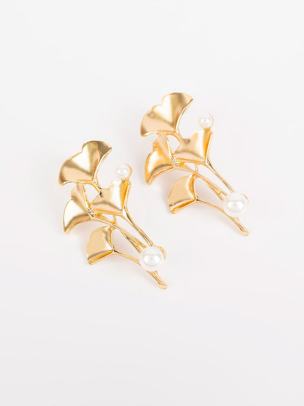 Ginko Leaf Earrings