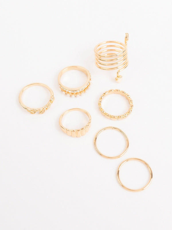 Spiral Ring Set