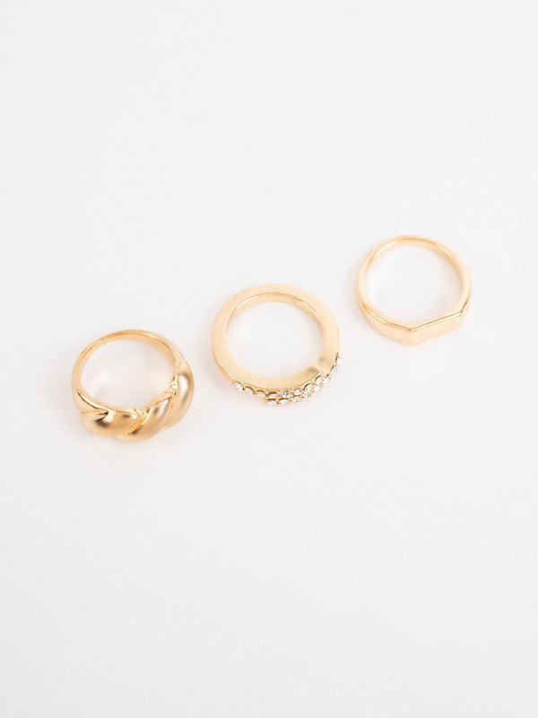 Twisted Ring Set